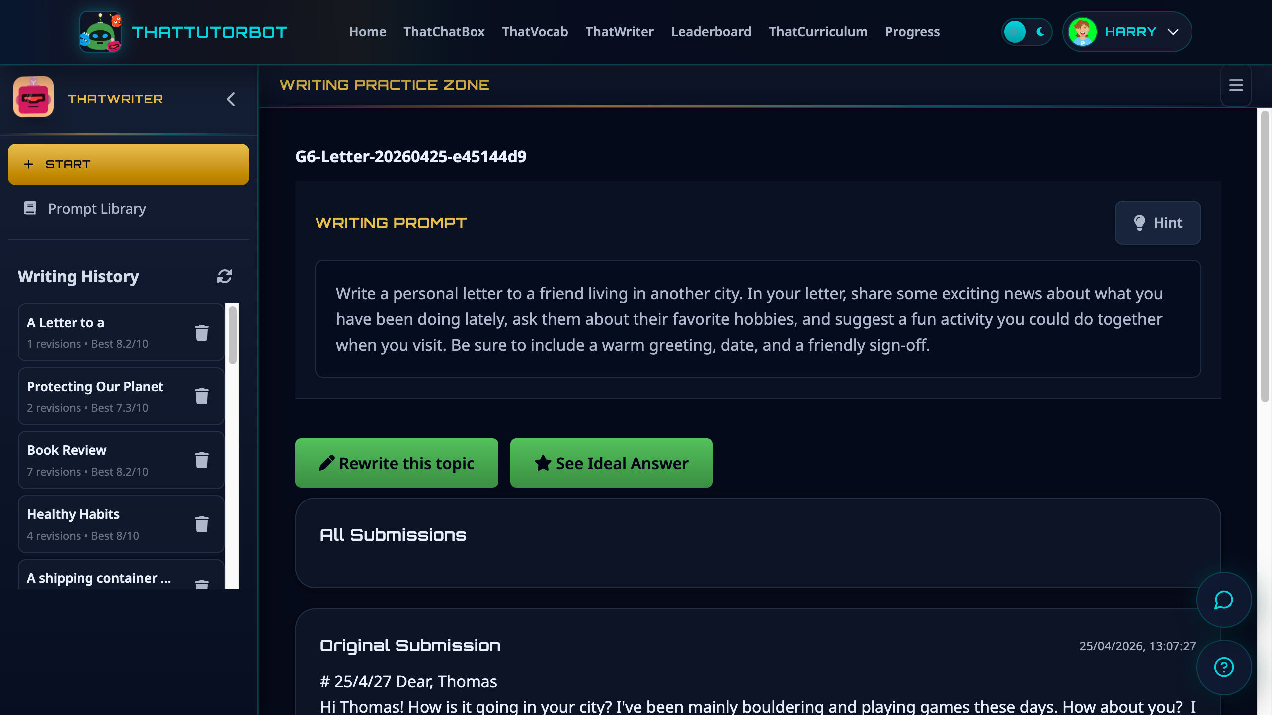 ThatWriter app