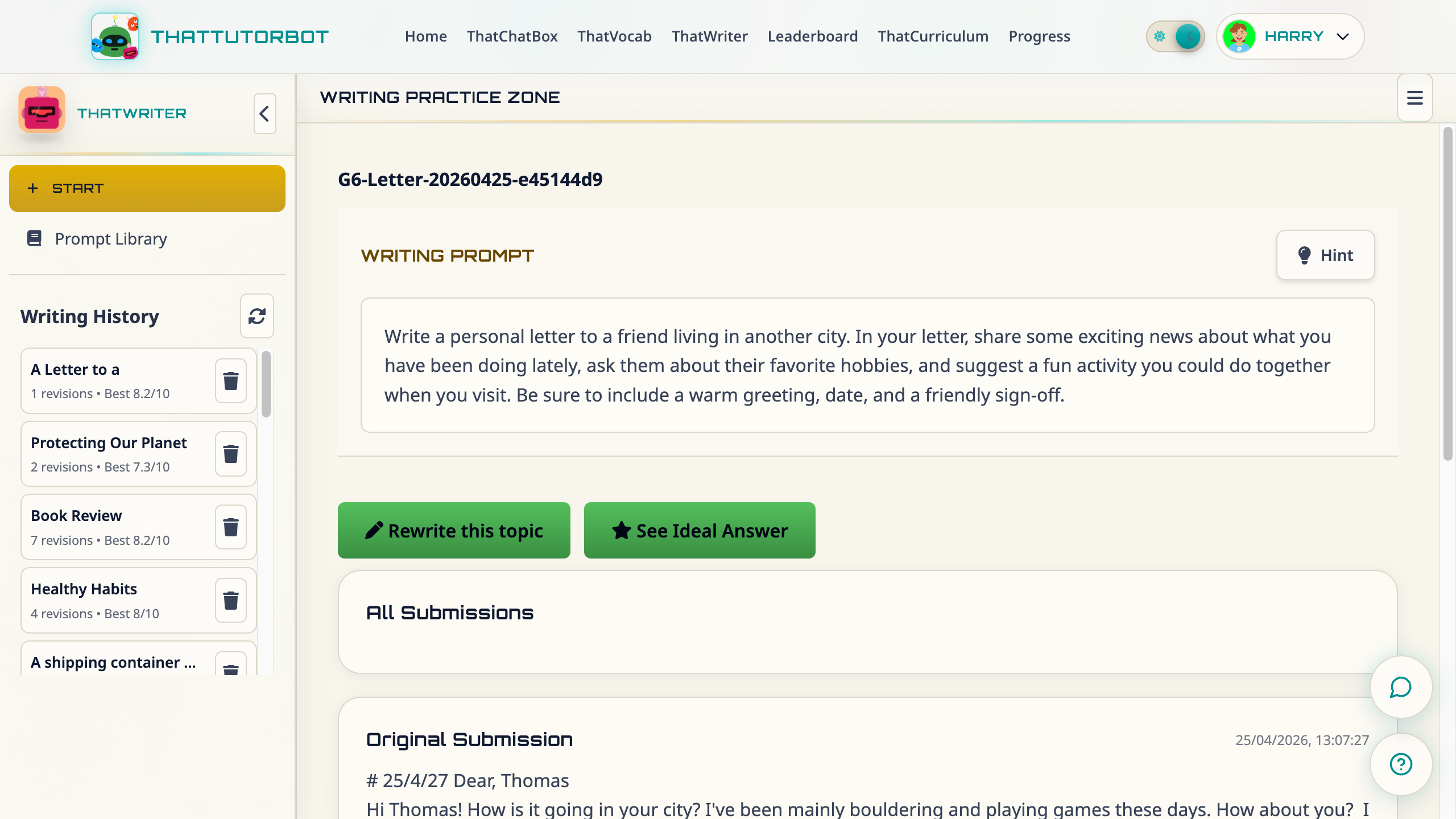 ThatWriter app